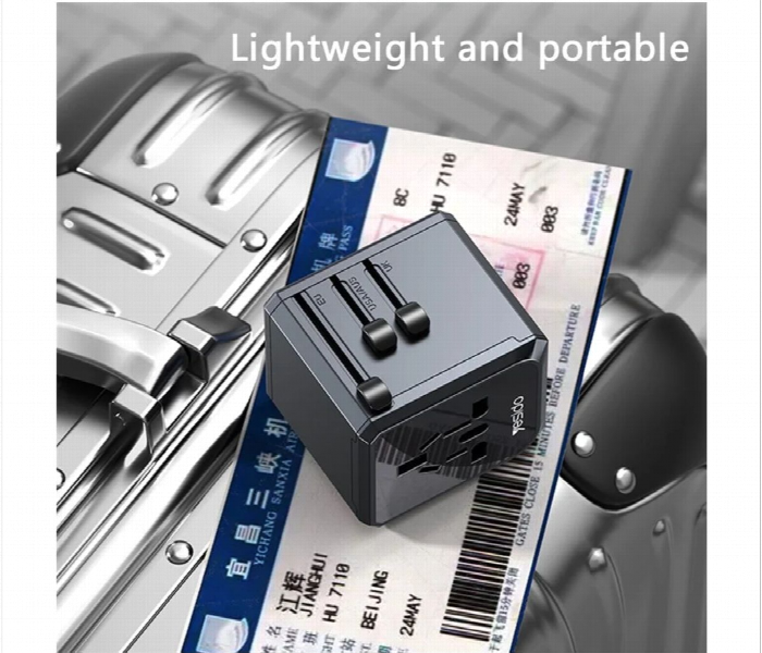 Yesido Mc24 20W 3 Usb  Type C Ports Multi Function Universal Travel Adapter Plug - Zoom Image 4