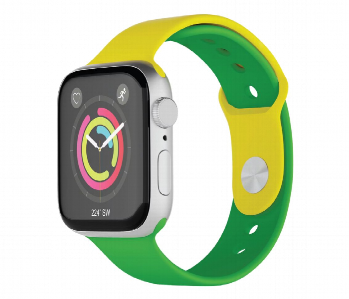 Porodo Lifestyle Silicone Brazil Flag Watch Belt - Zoom Image 3