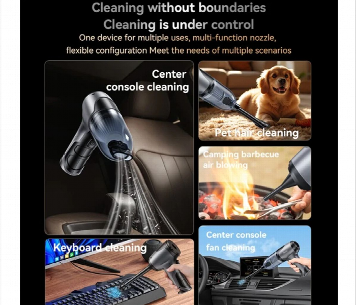 Yesido Vc08 Rechargeable Vacuum Cleaner - Zoom Image 2