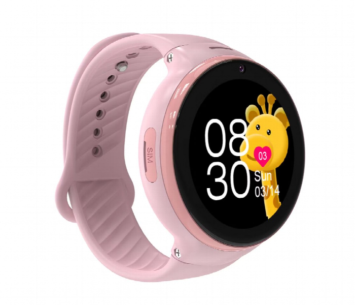 Porodo 4G Kids Gps Smart Watch Pink - Zoom Image 3