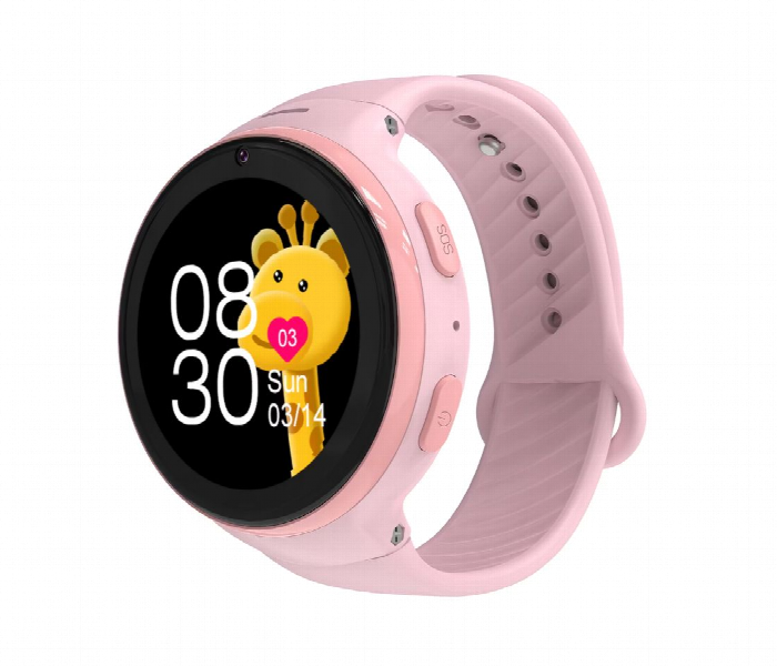 Porodo 4G Kids Gps Smart Watch Pink - Zoom Image 1