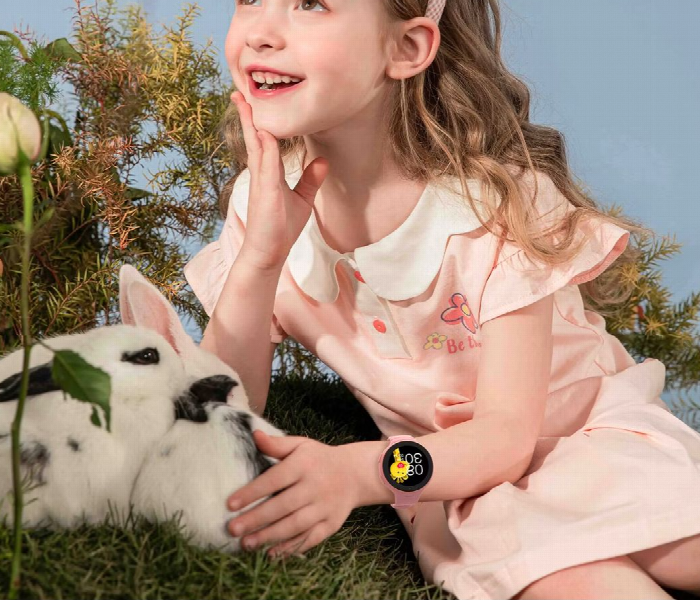 Porodo 4G Kids Gps Smart Watch Pink - Zoom Image 4