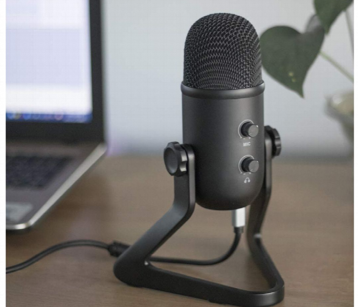 Fifine K678 Studio Usb Microphone With Low Latency Monitoring  Black - Zoom Image 3