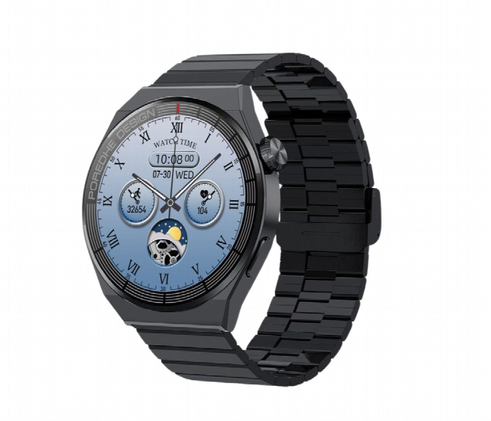 Porodo Zebro Smart Watch Black - Zoom Image 2