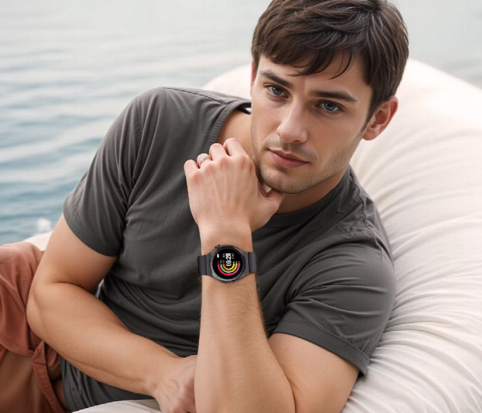 Porodo Zebro Smart Watch Black - Zoom Image 4