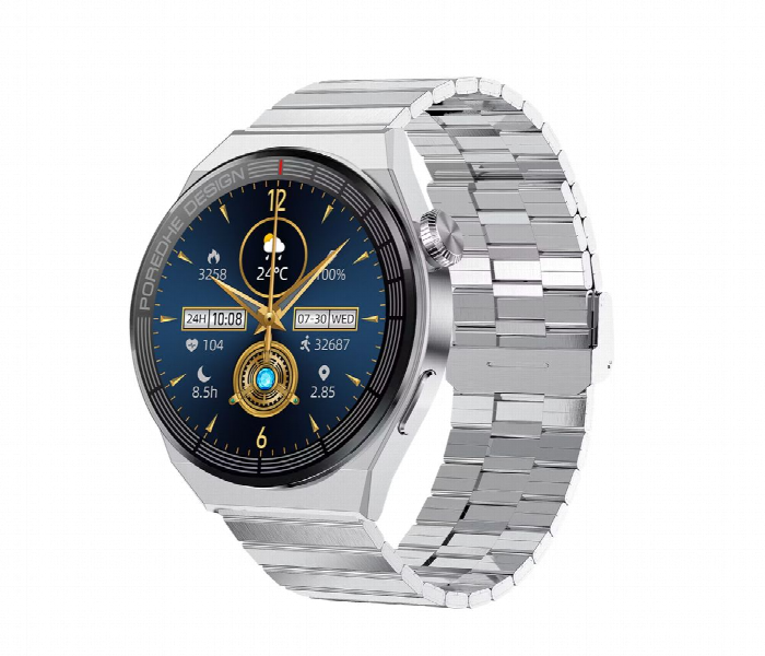 Porodo Zebro Smart Watch Silver - Zoom Image 1