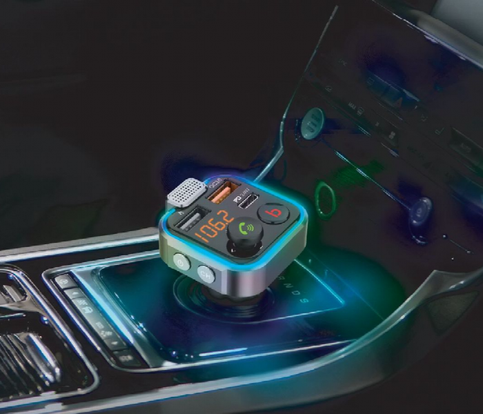 Porodo Smart Car Charger Fm Transmitter - Zoom Image 3