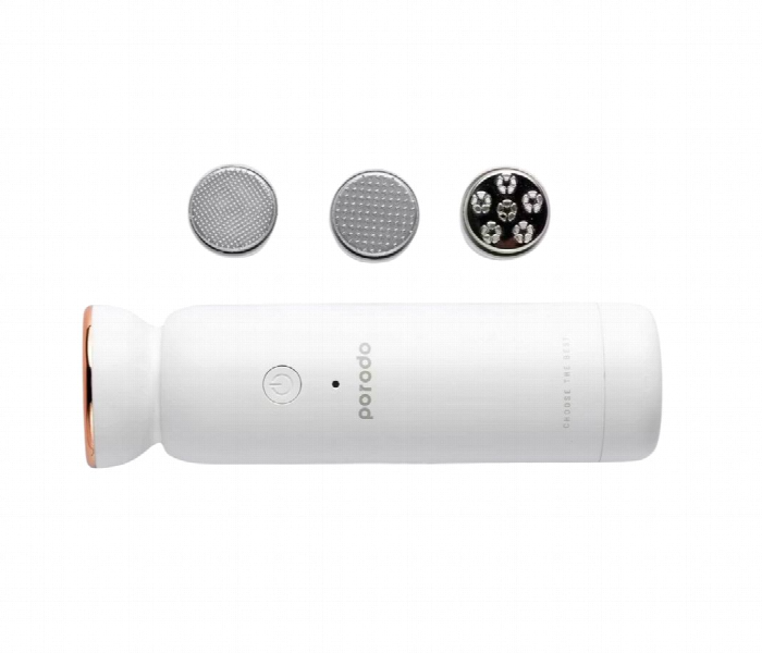 Porodo Lifestyle Mini Cordless And Portable Foot Callus Remover White - Zoom Image 2