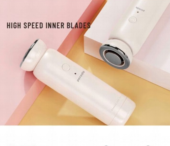 Porodo Lifestyle Mini Cordless And Portable Foot Callus Remover White - Zoom Image 3