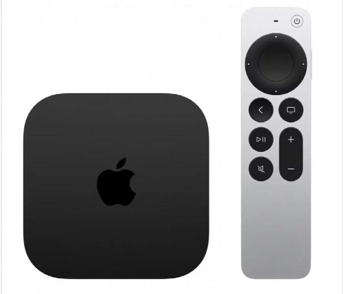 Apple128Gb  Tv 4K Wi Fi  Ethernet 3Rd Gen Black - Zoom Image 1