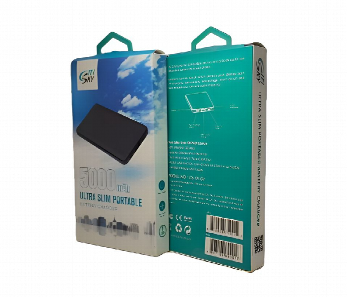 Citysky Ultra Slim Powerbank 5000Mah - Zoom Image 3