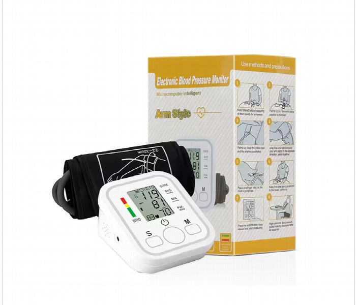 Arm Style Electronic Blood Pressure Monitor - Zoom Image 1