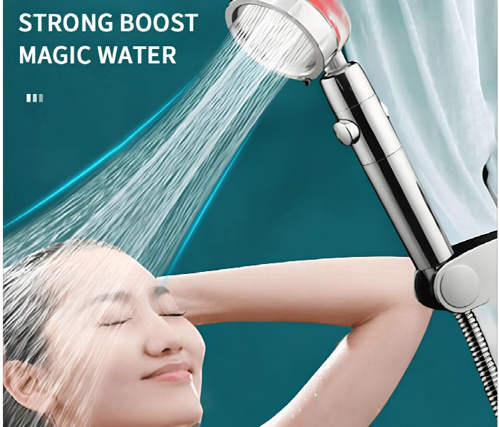 360 Degrees Rotating Turbocharged Shower Head - Zoom Image 3