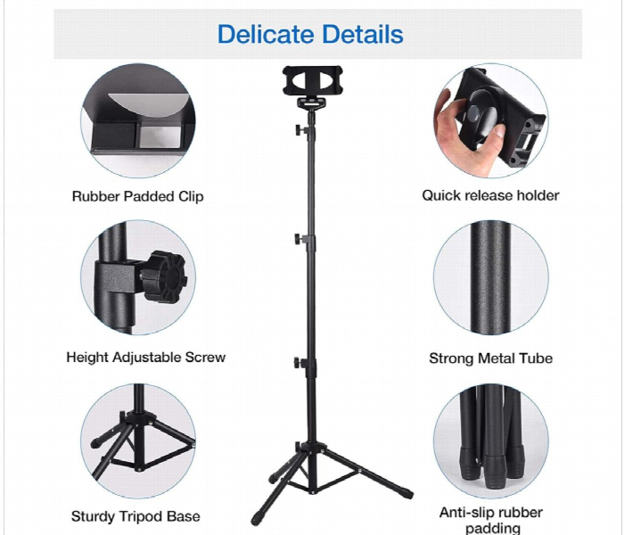 Adjustable Tripod Stand For Tablet  Vs 63 - Zoom Image 2