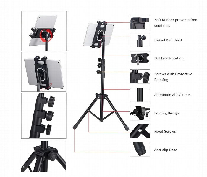 Tripod Stand  Rotates 360 Degree Vs 09 - Zoom Image 5