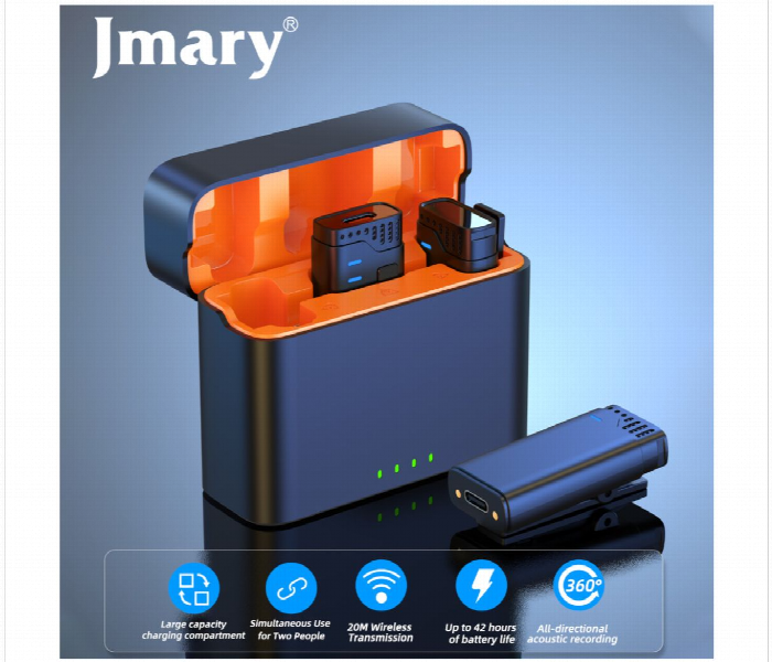 Jmary Mw 16 2.4G Wireless Microphone For Mobile And Camera - Zoom Image 2