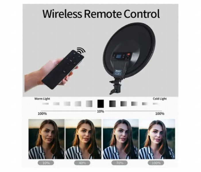 Jmary Fm 15Rs Adjustable 15 Inch Portrait Light Studio Led Light - Zoom Image 5