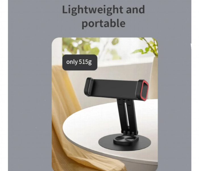 Jmary 360 Degree Rotating Foldable Desktop Stand Holder For Phone Or Tablet - Zoom Image 4