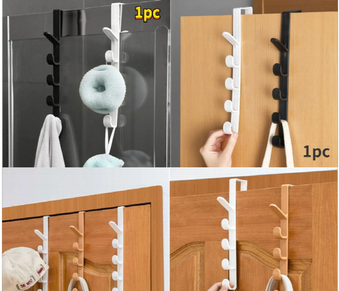 Bedroom Door Clothes Hanger Black - Zoom Image 3