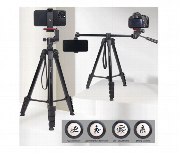 Jmary Kp2209 Lightweight Aluminum Tripod And  Monopod Stand - Zoom Image 5