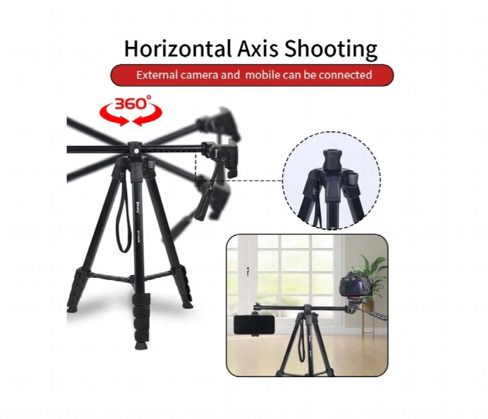 Jmary Kp2209 Lightweight Aluminum Tripod And  Monopod Stand - Zoom Image 4