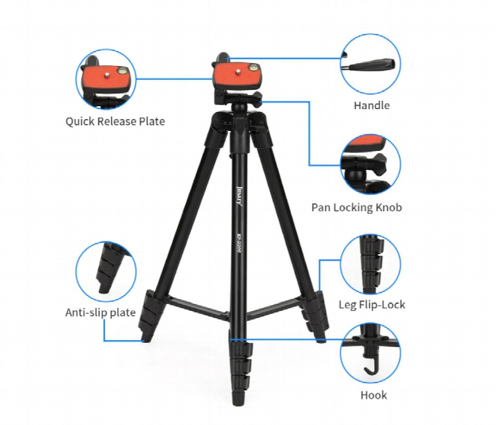 Jmary Professional Tripod Stand Kp 2205 - Zoom Image 2
