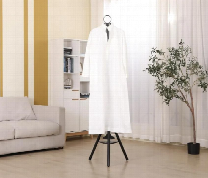 Vertical Arabic Traditional Clothes Steamer And Stand For Steaming Clothes With Incense Burner Black - Zoom Image 4