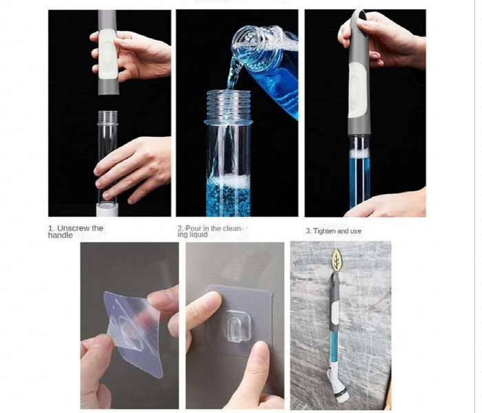 Multi Function Electric Cleaning Brush White - Zoom Image 5