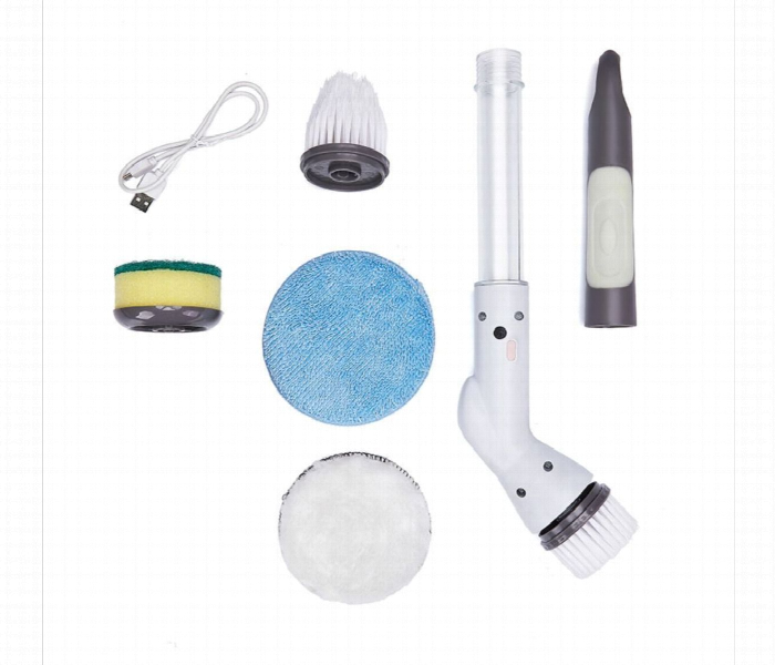 Multi Function Electric Cleaning Brush White - Zoom Image 2
