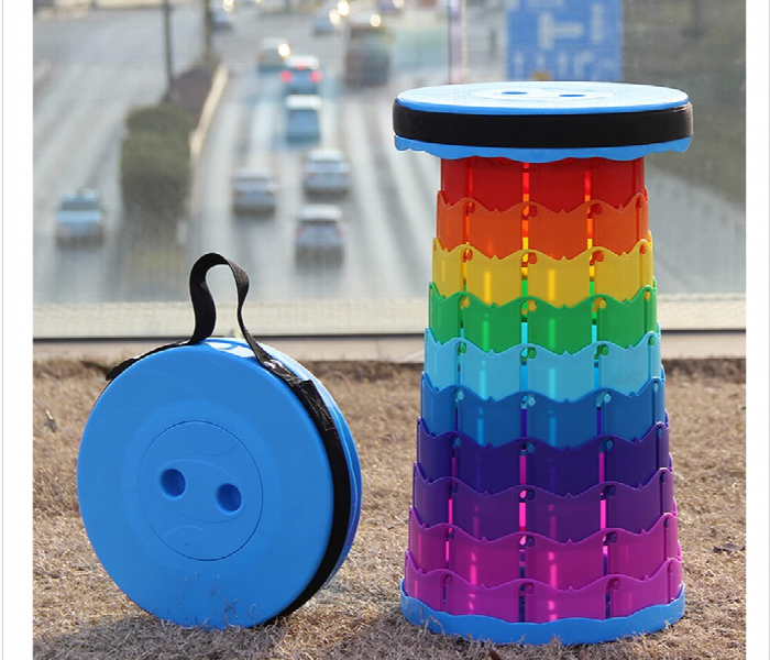 Portable Retractable Folding Telescopic Stool - Zoom Image 2