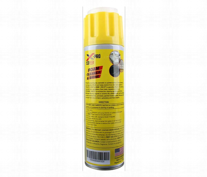 X99 Pro Multipurpose Foam Cleaner And Shine All In One Spray For Car Home Kitchen And Upholstery Made In Usa - Zoom Image 2