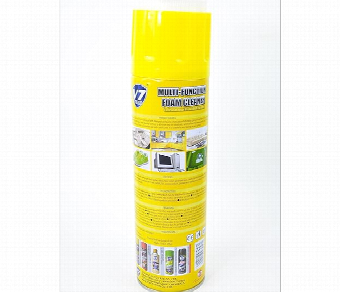 V7 Multipurpose Foam Cleaner Spray Powerful Stain Remover For Car Home Kitchen All Purpose Cleaner 650Ml - Zoom Image 2