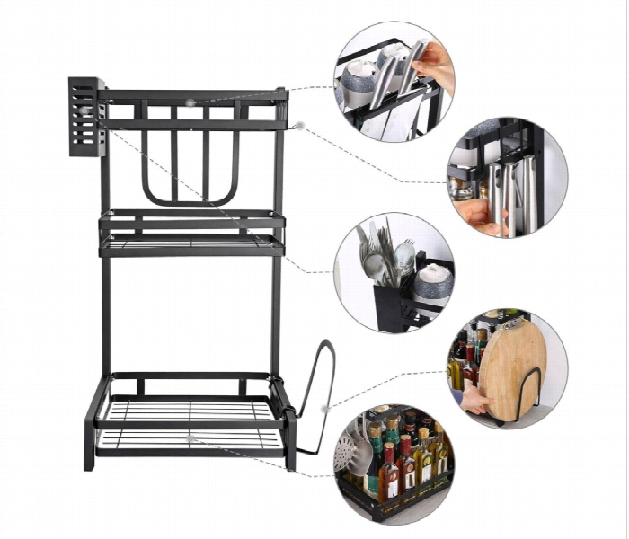 Kitchen Rack Storage Holder Spice Rack - Zoom Image 2