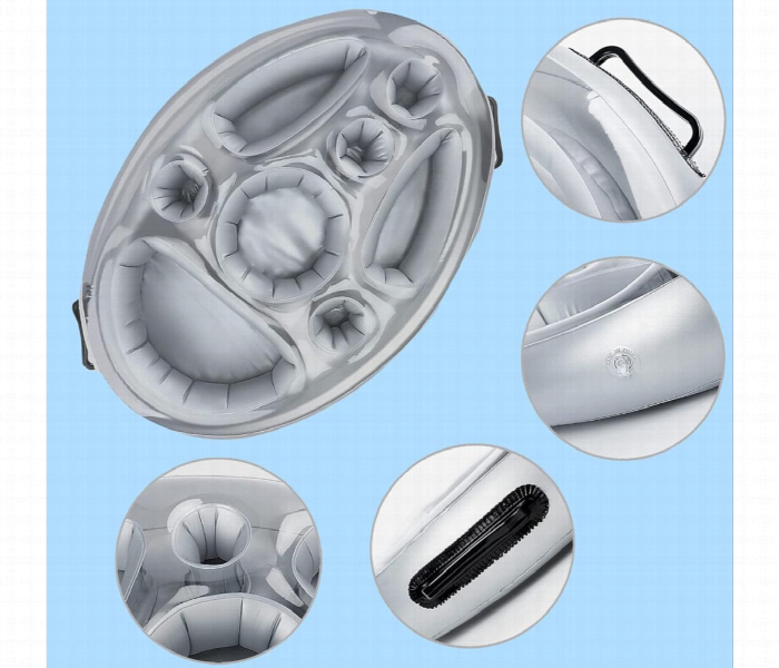 Eight Hole Inflatable Tray And Cup Holder - Zoom Image 2
