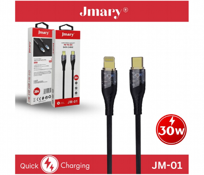 Jmary Jm 01 Super Original Quality Lightning To Type C Data Cable Quick Charging - Zoom Image 1