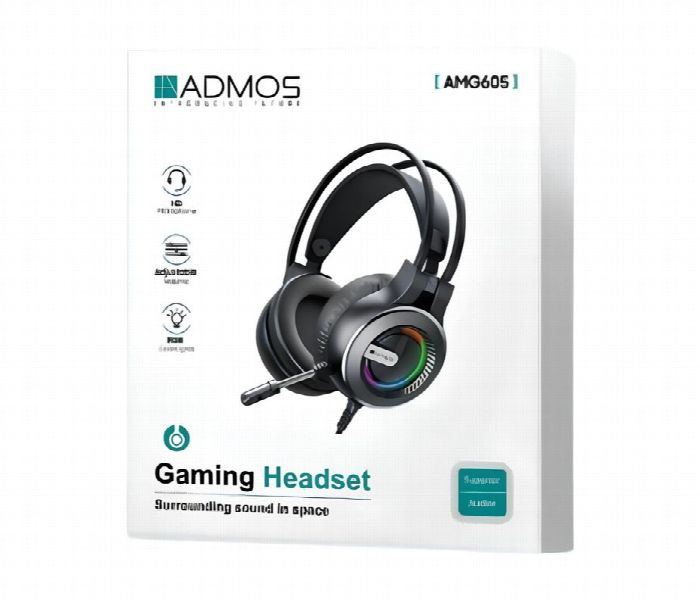 Adamos Amg605 Wired Gaming Headset - Zoom Image 2