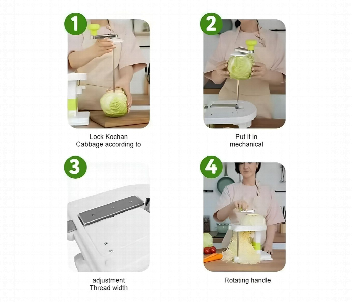 3 In 1 Hand Operated Cabbage Cutter - Zoom Image 5