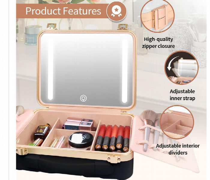 Intelligent Led Portable Makeup Box - Zoom Image 3