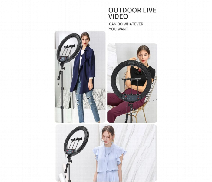 Jmary Fm 18R Photography Makeup Studio Vlog 18Inch Selfie Led Ring Light - Zoom Image 6