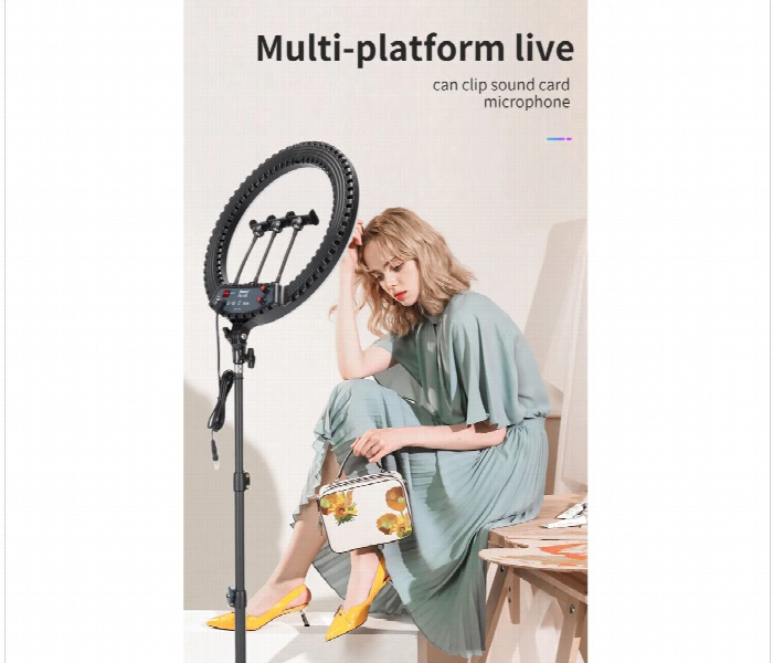 Jmary Fm 18R Photography Makeup Studio Vlog 18Inch Selfie Led Ring Light - Zoom Image 5