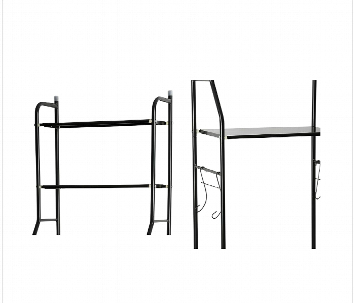 Space Saving 3 Tier Bathroom Rack Black - Zoom Image 2