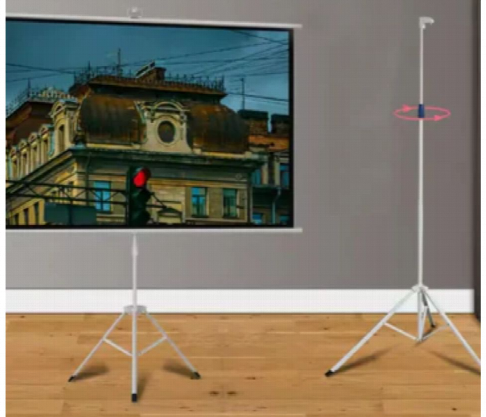 Projector Screen With Sturdy Tripod Stand - Zoom Image 2