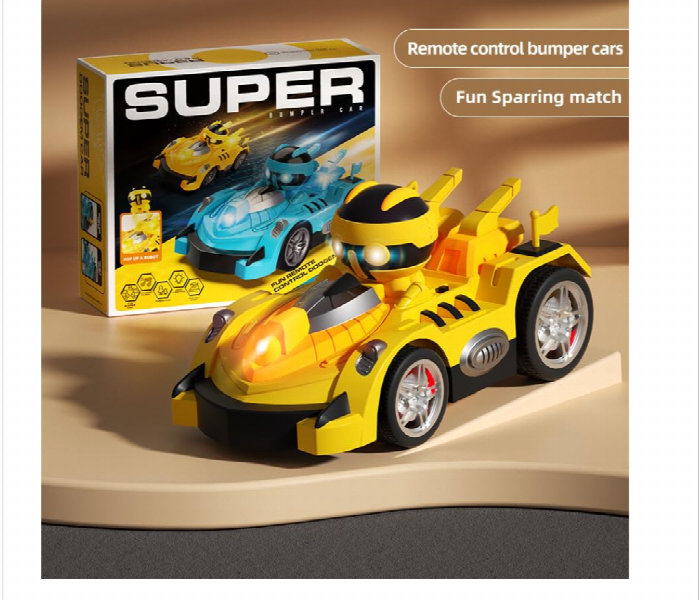 2 Player Remote Controler Battle Rc Bumper Car For Kids - Zoom Image 2