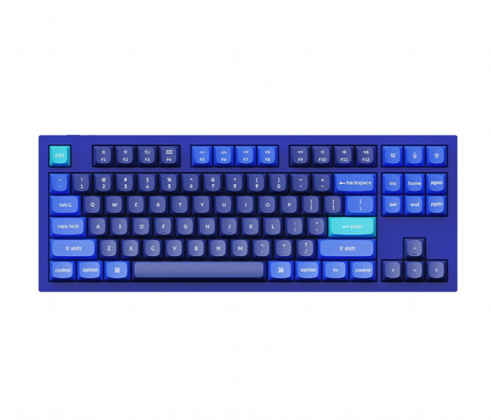 Keychron Q3 J3 Qmk Custom Hot Swappable Gateron G Pro Keyboard Navy Blue - Zoom Image 2