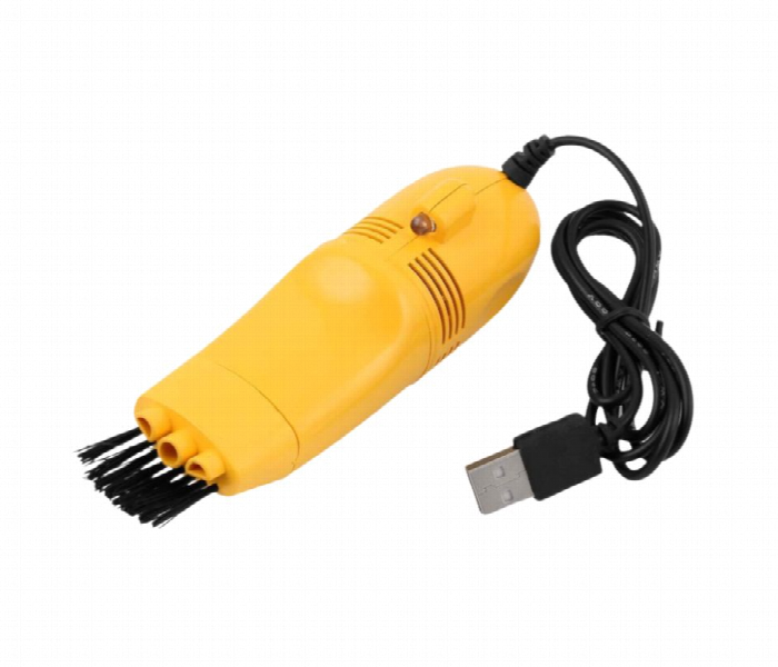 Mini Laptop Vacuum Cleaner  Yellow - Zoom Image 5