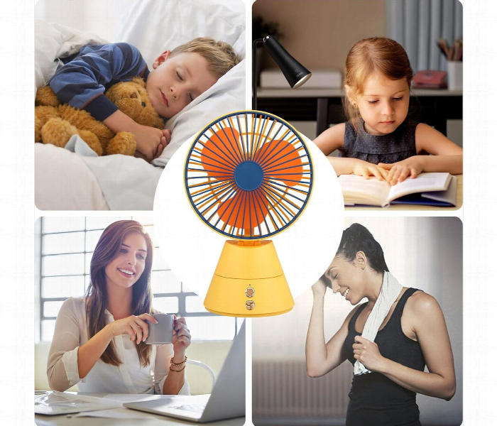 Shaking Head Table Fan Compact And Cool Anywhere - Zoom Image 4