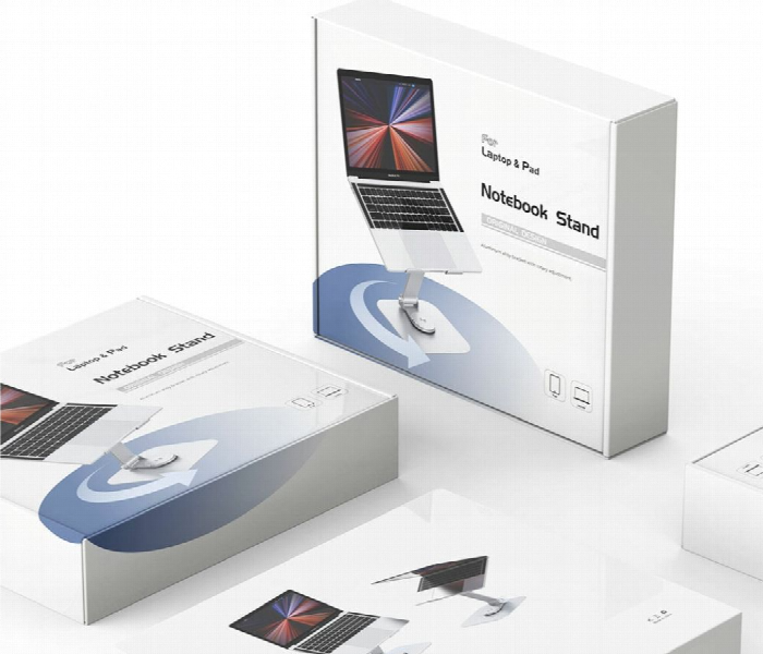 360 Degree Aluminum Laptop Or Notebook Stand - Zoom Image 3