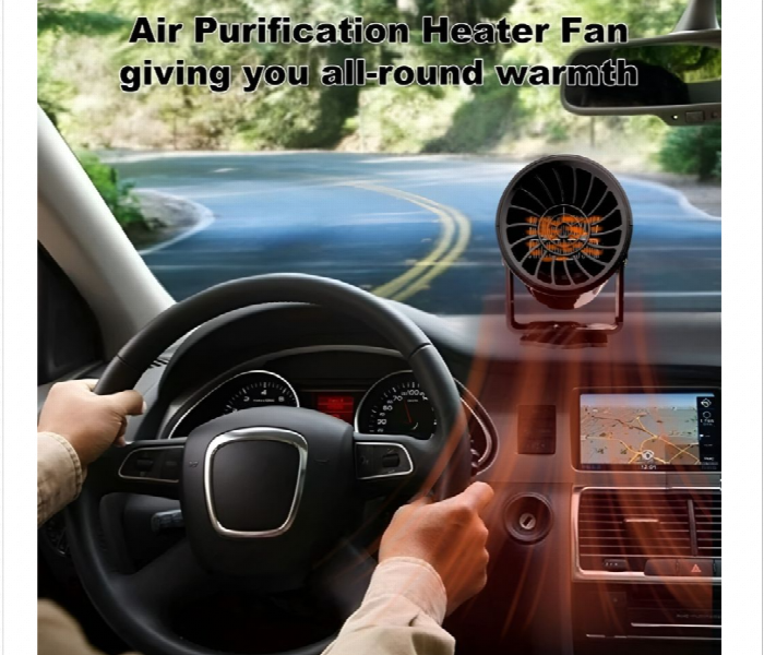 Auto Air Purification Heat Fan For Car - Zoom Image 3