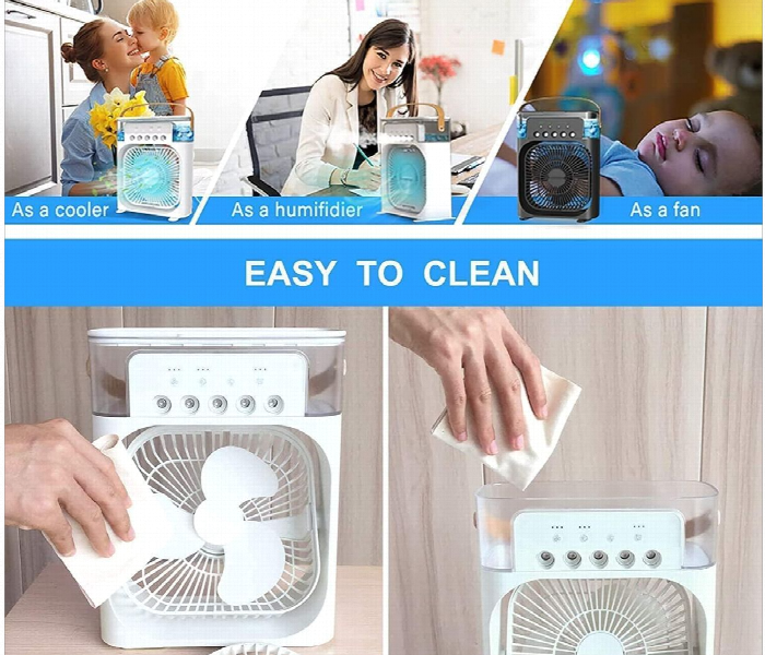 Mini Conditioning Cooling Fan Black - Zoom Image 3