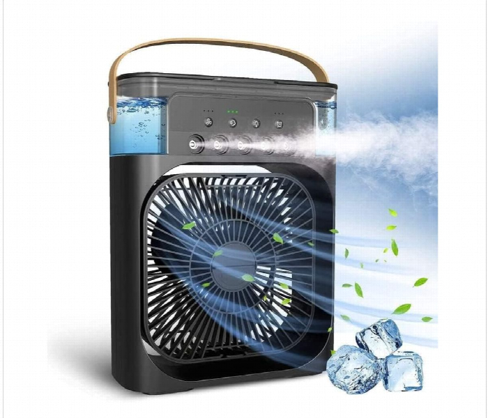 Mini Conditioning Cooling Fan Black - Zoom Image 1